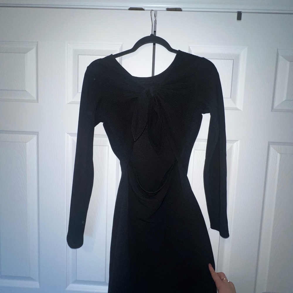Black express Dress, open back